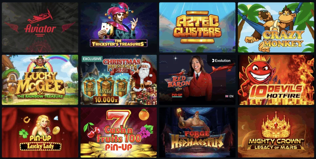 machines à sous du Pin Up Casino